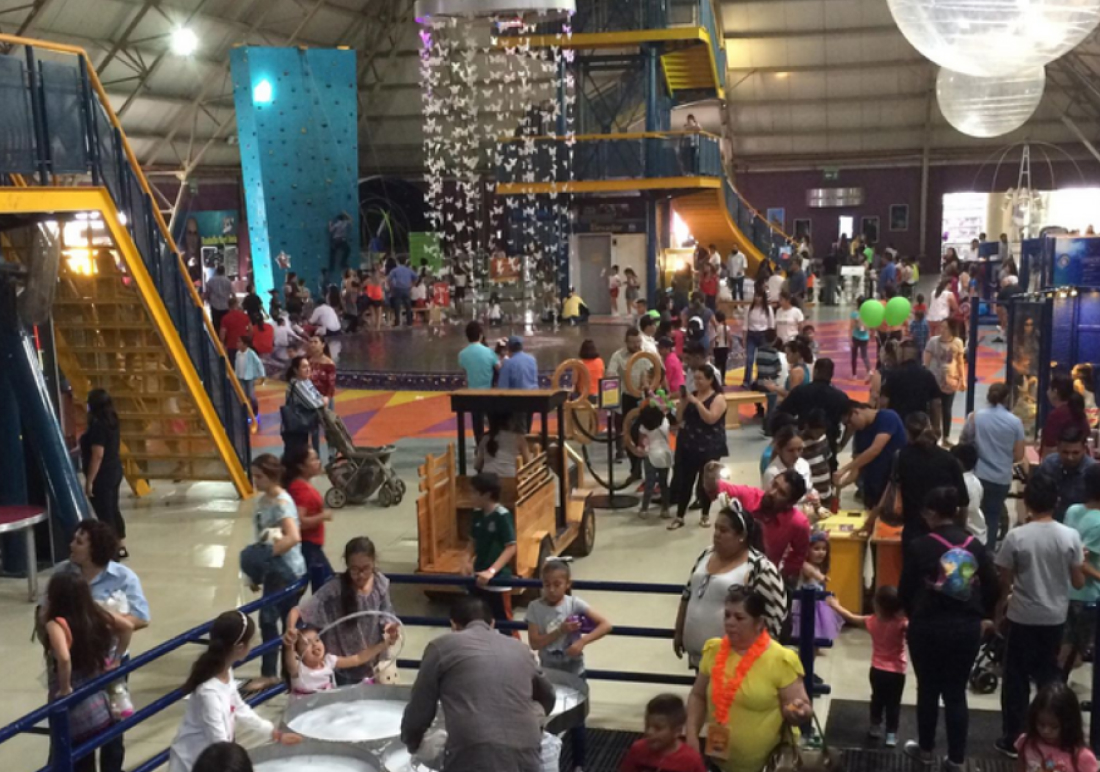 Interactive exhibits inside Museo Sol del Niño Mexicali