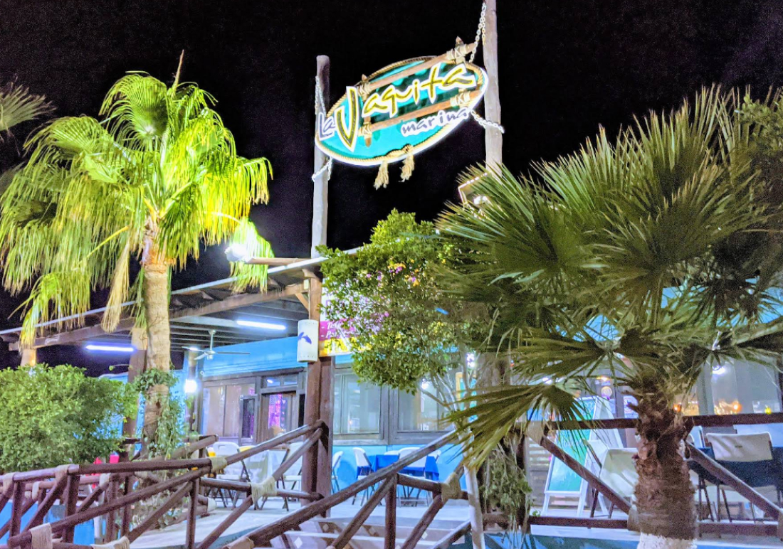 Seafood dishes at La Vaquita Marina San Felipe